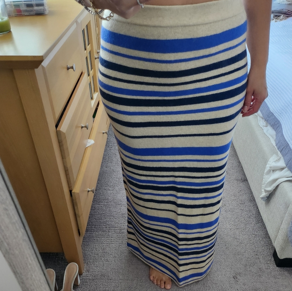 Striped Maxi Skirt